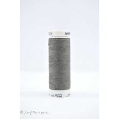 Fil à coudre Mettler ® Seralon 200m - coloris gris - 0322 METTLER ® - 1