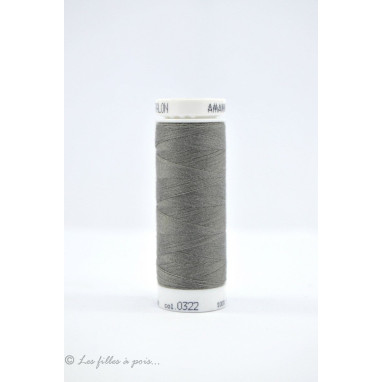 Fil à coudre Mettler ® Seralon 200m - coloris gris - 0322 METTLER ® - 1