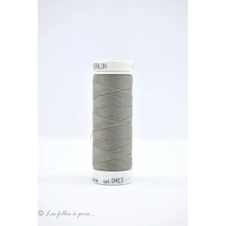 Mettler Seralon hilo de coser 200m - Gris - 0413 Mettler : fils à coudre, broder et surjeter de qualité - 1 Mettler Seralon hilo de coser 200m - Gris - 0413 Mettler : fils à coudre, broder et surjeter de qualité - 1