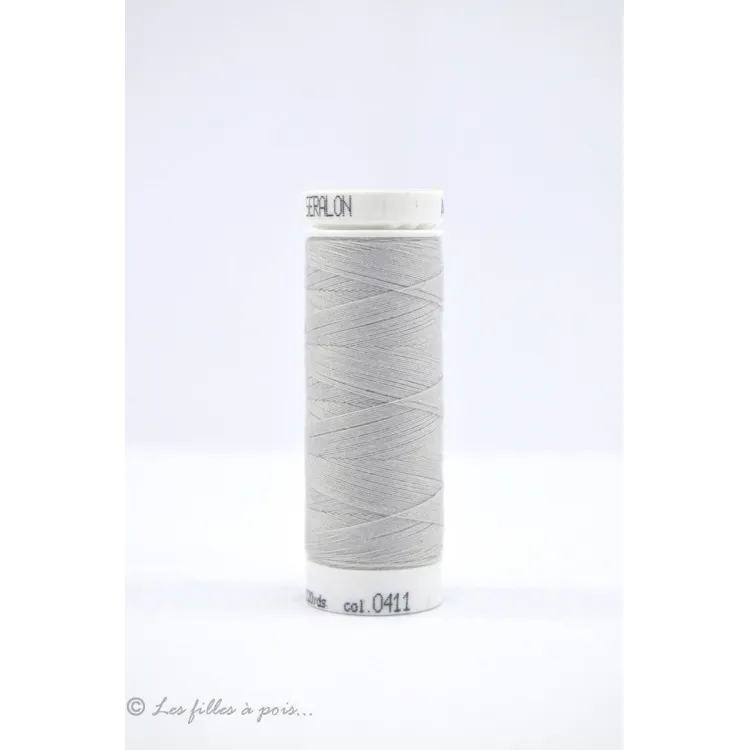 Mettler Seralon hilo de coser 200m - Gris - 0411 Mettler : fils à coudre, broder et surjeter de qualité - 1 Mettler Seralon hilo de coser 200m - Gris - 0411 Mettler : fils à coudre, broder et surjeter de qualité - 1