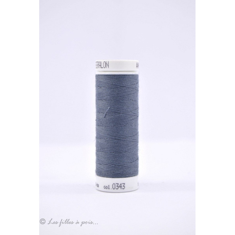 Fil à coudre Mettler ® Seralon 200m - Gris - 0343 METTLER ® - Fils à coudre et à broder - 1 Fil à coudre Mettler ® Seralon 200m - Gris - 0343 METTLER ® - Fils à coudre et à broder - 1