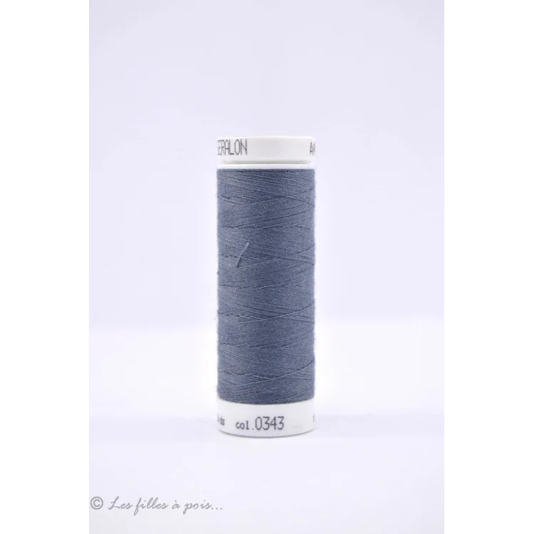 Linha de costura Mettler Seralon 200m - Cinzenta - 0343 Mettler : fils à coudre, broder et surjeter de qualité - 1 Linha de costura Mettler Seralon 200m - Cinzenta - 0343 Mettler : fils à coudre, broder et surjeter de qualité - 1