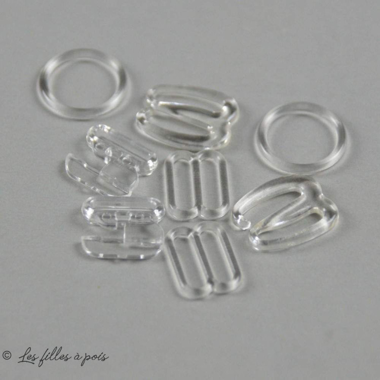 Kit de sutiã - Plástico -10mm Autres marques - Tissus et mercerie - 13 Kit de sutiã - Plástico -10mm Autres marques - Tissus et mercerie - 13