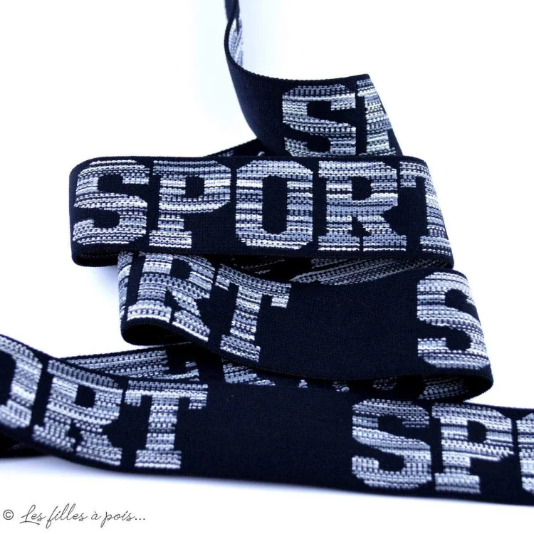 DESTOCK Elastique caleçon boxer SPORT - 32mm Tissus et mercerie créative – Nos sélections sans marque - 1