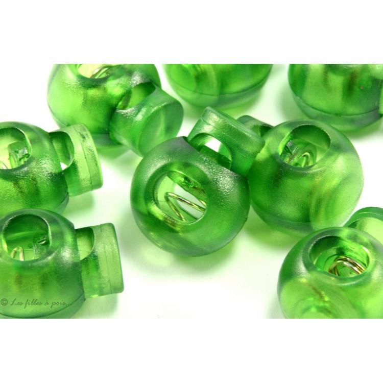 Tapones de plástico transparentes para cordón de bola - Juego de 2 Autres marques - Tissus et mercerie - 21 Tapones de plástico transparentes para cordón de bola - Juego de 2 Autres marques - Tissus et mercerie - 21