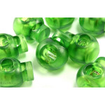 Arrêts cordon boule plastique transparent - Lot de 2  - 21