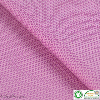 Tissu jacquard Big Knit - Bio - ALB Stoffe ® - Hamburger Liebe ® ALBStoff feat Hamburger liebe ® - Tissus BIO et Oekotex - 1