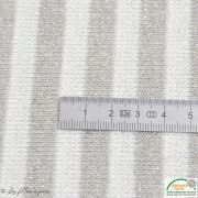 Tissu jersey viscose maille lurex motif rayure Autres marques - 15