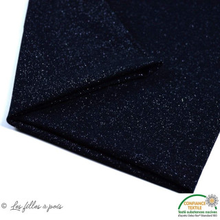 Bord côtes jersey tubulaire paillette - 25cmx70cm - Oeko-Tex ® Autres marques - Tissus et mercerie - 18