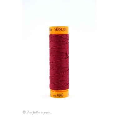 Fil à coudre boutonnière et cordonnet Mettler ® Seralon - Rouge - 0106 METTLER ® - Fils à coudre et à broder - 1