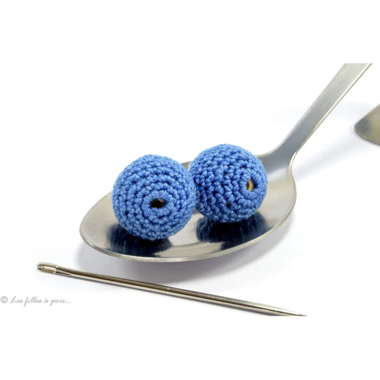 Perle crochetée à la main – Large choix de couleurs - 13 Perle crochetée à la main – Large choix de couleurs - 13