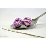 Perle crochetée - Crochetée à la main - Chiné  - 3