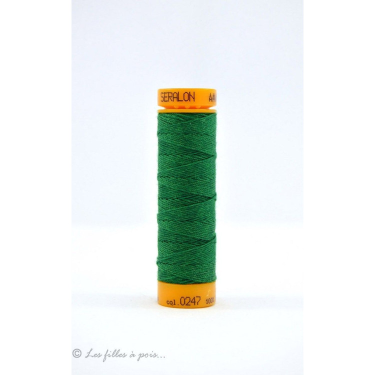 Mettler ® Seralon hilo para coser ojales y cordones - Verde - 0247 METTLER ® - Fils à coudre et à broder - 1 Mettler ® Seralon hilo para coser ojales y cordones - Verde - 0247 METTLER ® - Fils à coudre et à broder - 1