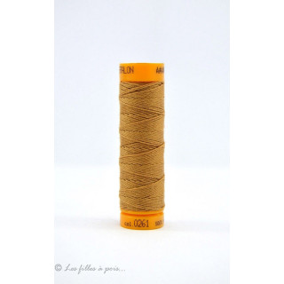 Fil à coudre boutonnière et cordonnet Mettler ® Seralon - Jaune - 0261 METTLER ® - Fils à coudre et à broder - 1