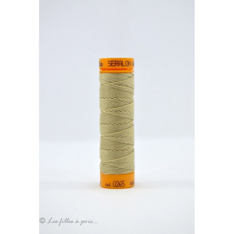 Hilo para coser ojales Mettler ® Seralon - Beige - 0265 METTLER ® - Fils à coudre et à broder - 1 Hilo para coser ojales Mettler ® Seralon - Beige - 0265 METTLER ® - Fils à coudre et à broder - 1