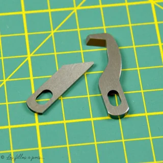 Kit de démarrage pour surjeteuse PFAFF 1450OL – Fil noir – Lames + Fils + Aiguilles - 2