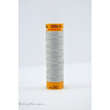 Fil à coudre boutonnière et cordonnet Mettler ® Seralon - Gris - 0411 METTLER ® - Fils à coudre et à broder - 1