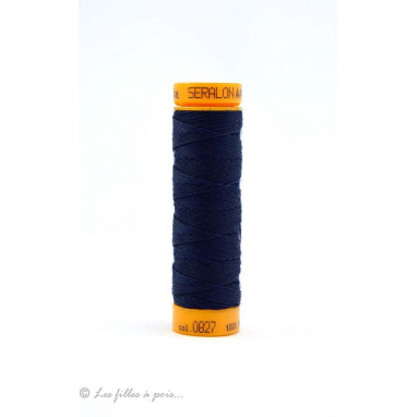 Fil à coudre boutonnière et cordonnet Mettler ® Seralon - Bleu - 0827 METTLER ® - Fils à coudre et à broder - 1