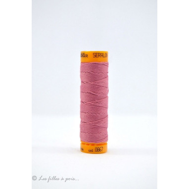 Fil à coudre boutonnière et cordonnet Mettler ® Seralon - Rose - 0867 METTLER ® - Fils à coudre et à broder - 1