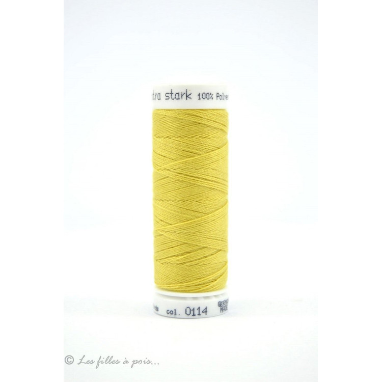 Hilo de coser Mettler ® Extra-Stark - Amarillo - 0114 METTLER ® - Fils à coudre et à broder - 1 Hilo de coser Mettler ® Extra-Stark - Amarillo - 0114 METTLER ® - Fils à coudre et à broder - 1