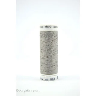 Hilo de coser Mettler Extra-Stark - Gris - 0321 Mettler : fils à coudre, broder et surjeter de qualité - 1
