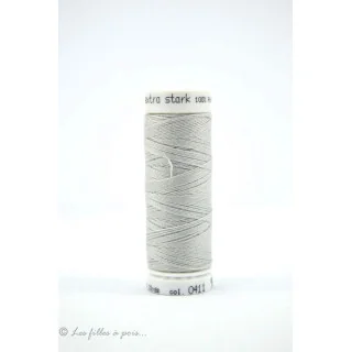 Linha de costura Mettler Extra-Stark - Cinzenta - 0411 Mettler : fils à coudre, broder et surjeter de qualité - 1
