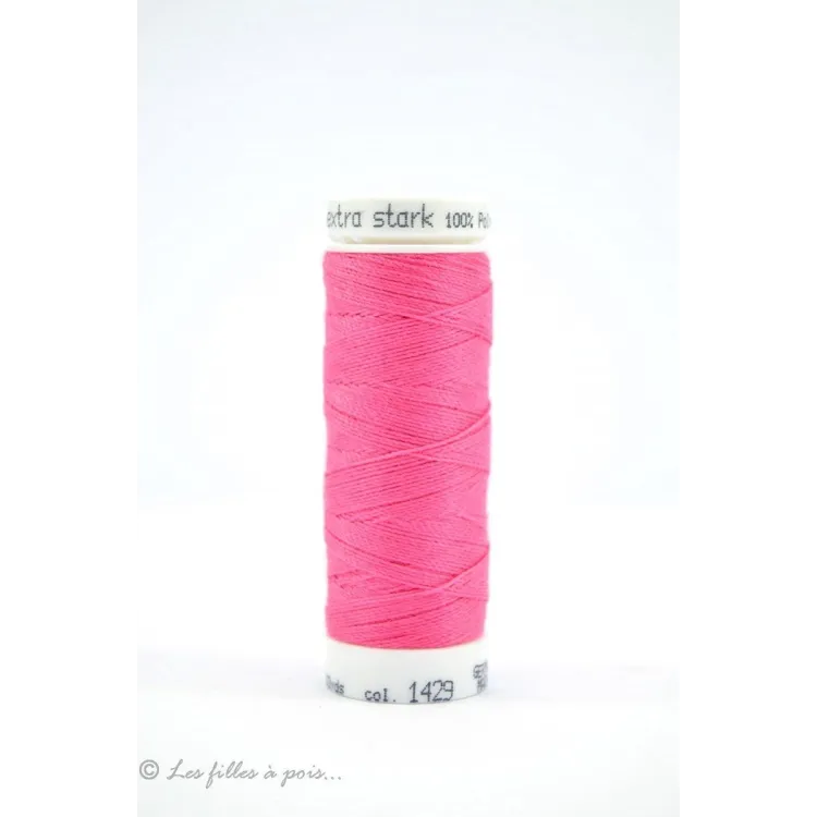 Hilo de coser Mettler Extra-Stark - Rosa - 1429 Mettler : fils à coudre, broder et surjeter de qualité - 1 Hilo de coser Mettler Extra-Stark - Rosa - 1429 Mettler : fils à coudre, broder et surjeter de qualité - 1