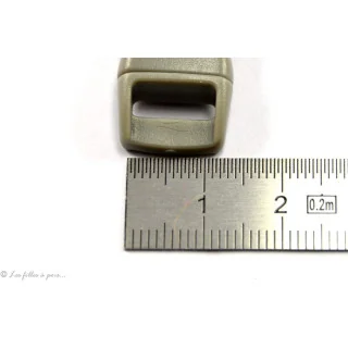 Fermetures rapides en plastique - 10mm - Lot de 2 Tissus et mercerie créative – Nos sélections sans marque - 8