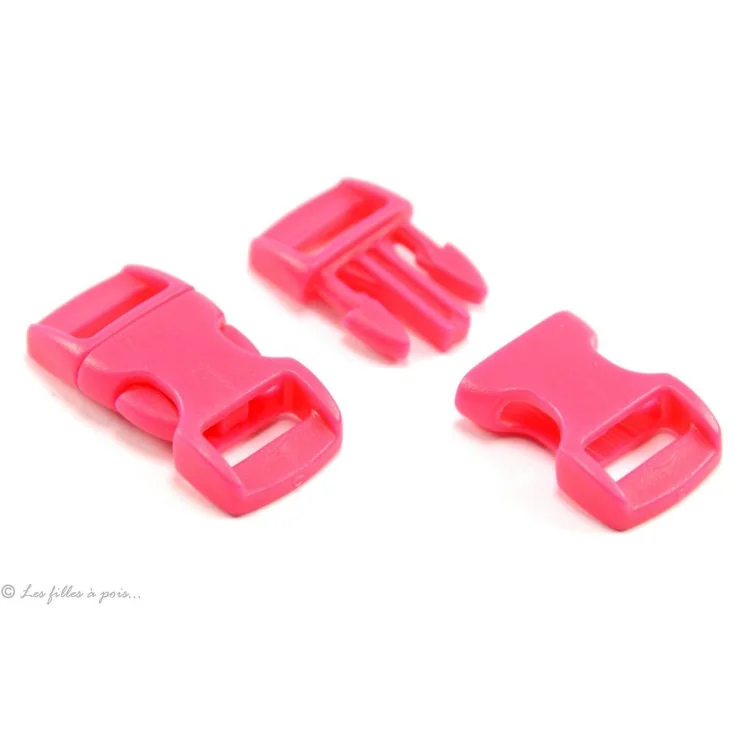 Fermetures rapides en plastique - 10mm - Lot de 2 Tissus et mercerie créative – Nos sélections sans marque - 24