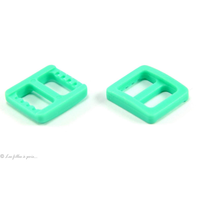 Boucles coulissantes de réglage en plastique pour sangle - 10mm - Lot de 2 Autres marques - Tissus et mercerie - 16 Boucles coulissantes de réglage en plastique pour sangle - 10mm - Lot de 2 Autres marques - Tissus et mercerie - 16