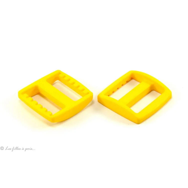 Boucle coulissante de réglage en plastique pour sangle - 25mm - Lot de 2 Tissus et mercerie créative – Nos sélections sans marqu