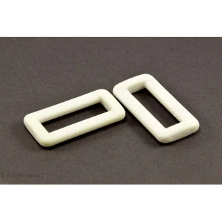 Passants rectangulaires en plastique - 25mm - Lot de 2 Tissus et mercerie créative – Nos sélections sans marque - 3