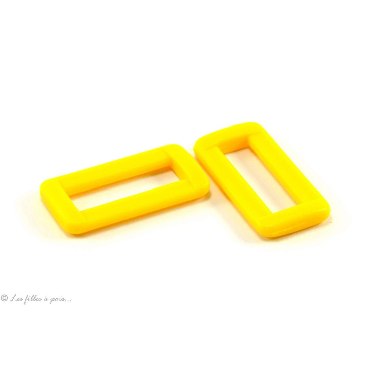 Anéis de plástico rectangulares - 25mm - Conjunto de 2 Autres marques - Tissus et mercerie - 12 Anéis de plástico rectangulares - 25mm - Conjunto de 2 Autres marques - Tissus et mercerie - 12