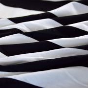 Tissu jersey di milano coton motif rayure - Noir et blanc Autres marques - Tissus et mercerie - 8