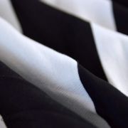 Tissu jersey di milano coton motif rayure - Noir et blanc Autres marques - Tissus et mercerie - 5