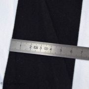 Tissu jersey di milano coton motif rayure - Noir et blanc Autres marques - Tissus et mercerie - 10
