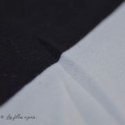 Tissu jersey di milano coton motif rayure - Noir et blanc Autres marques - Tissus et mercerie - 11