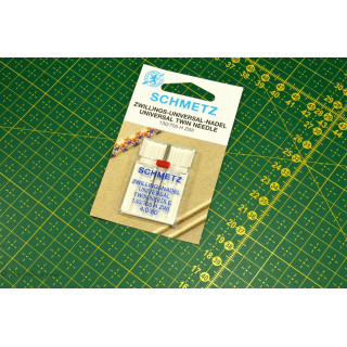 Aiguille universelle double machine à coudre - 4.0 - Schmetz SCHMETZ ® - Aiguilles machine à coudre - 2
