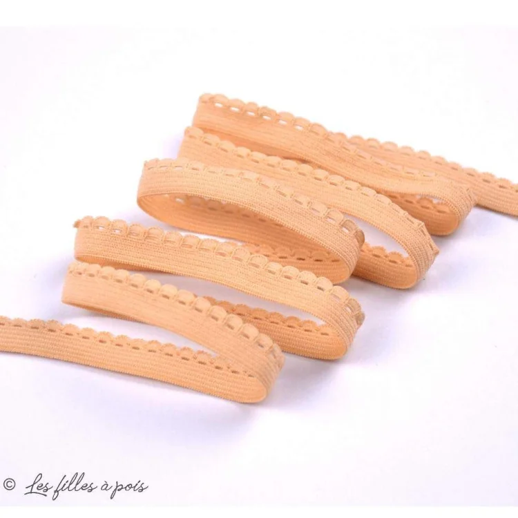 Elastique lingerie - 10mmÉlastique lingerie classique – 10 mm – Vendu au mètre – Plusieurs coloris Tissus et mercerie créative –