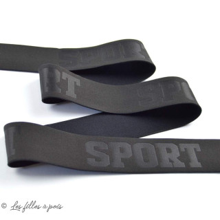 Elastique caleçon "SPORT" 3D - 40mm  - 6
