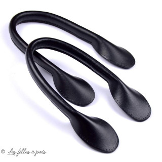 Anse de sac de type patte d'éléphant en simili cuir à coudre  - Lot de 2 (Paire)  - 1