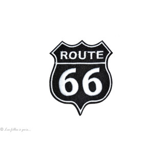 Ecusson route 66 - Thermocollant Autres marques - Tissus et mercerie - 1