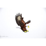 Écusson aigle royal - Noir et marron - Thermocollant  - 1