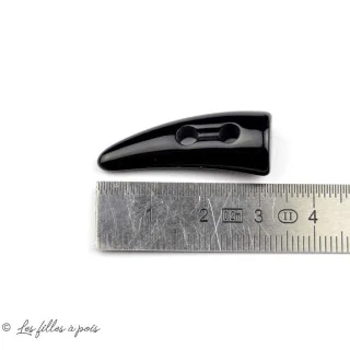 Bouton bûchette pour Brandebourg résine - 33mm - 2