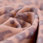 Tissu french terry coton motif léopard - Oeko-Tex ® Autres marques - Tissus et mercerie - 4