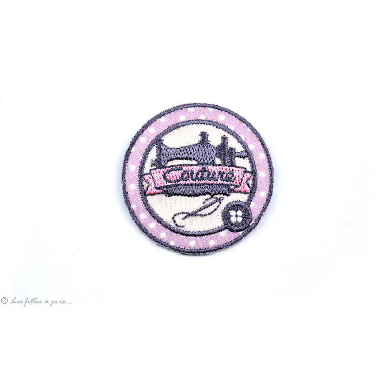Insignia máquina de coser Shabby - Rosa y morado - Planchado Autres marques - Tissus et mercerie - 1 Insignia máquina de coser Shabby - Rosa y morado - Planchado Autres marques - Tissus et mercerie - 1