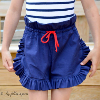 Tissu popeline de coton uni - Bleu marine Autres marques - Tissus et mercerie - 25