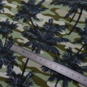 Tissu jersey motif camouflage - Vert kaki Autres marques - 7
