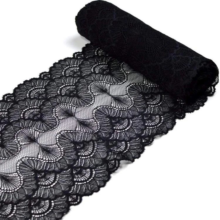Dentelle élastique souple - 18 cm Tissus et mercerie créative – Nos sélections sans marque - 1