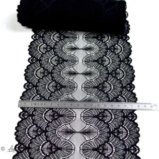 Dentelle élastique souple - 18 cm Tissus et mercerie créative – Nos sélections sans marque - 3